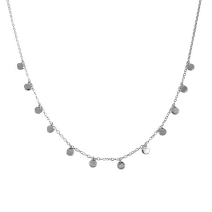 Collier Maya avec pampilles scintillantes, chaîne réglable 46-56 cm. Luxueux, élégant et résistant à l’eau, parfait pour toutes vos aventures.