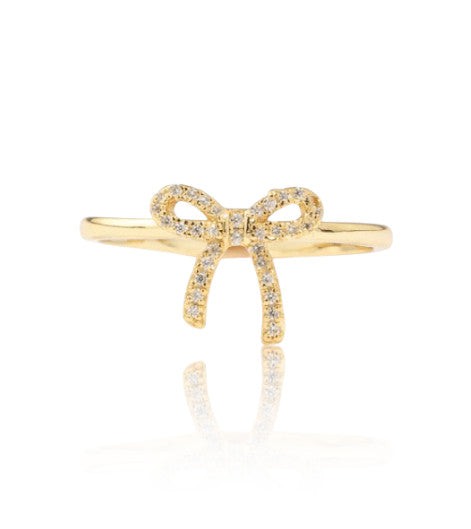Bague Allet en acier inoxydable, réglable et ornée de cristaux. Disponible en doré et argenté. Élégante, lumineuse et parfaite au quotidien.