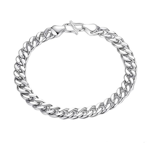 Ce bracelet en titane est légère et solide, avec des maillons puissant et masculin pour vous offrir un look chic et intemporel. Elle est conçue avec des matériaux résistants à l'eau pour une belle finition qui dure.